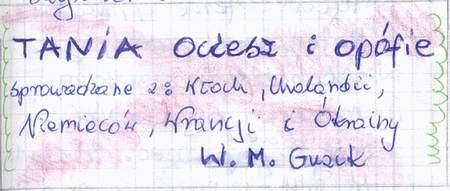 Reklama z odcinka 15